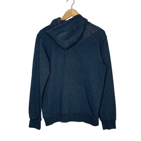 Adidas Hoodie Sweatshirt Hunter Orange Heather Gray Kangaroo Pouch Pocket S - Picture 7 of 7